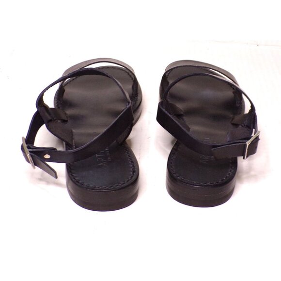 🆕 ZIGI Artisan Crafted Carmen Italian Leather Sandals Sz 8 Black - Picture 9 of 13